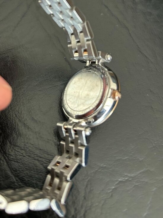 Michael Kors MK3298 Petite Darci Two-Tone Watch Crystal Bezel New Battery 7.5\